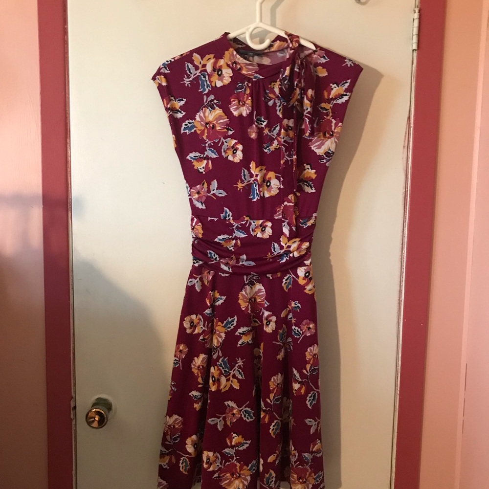 Floral Purple Dress